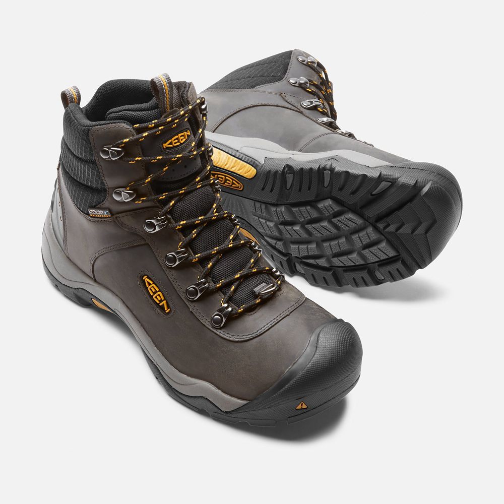 Keen Laarzen Heren Zwart Bruin - Revel Iii - 34518-HQJA